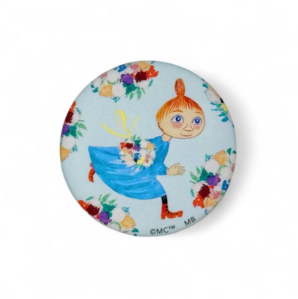 朵貝與姆明展 錫製徽章 