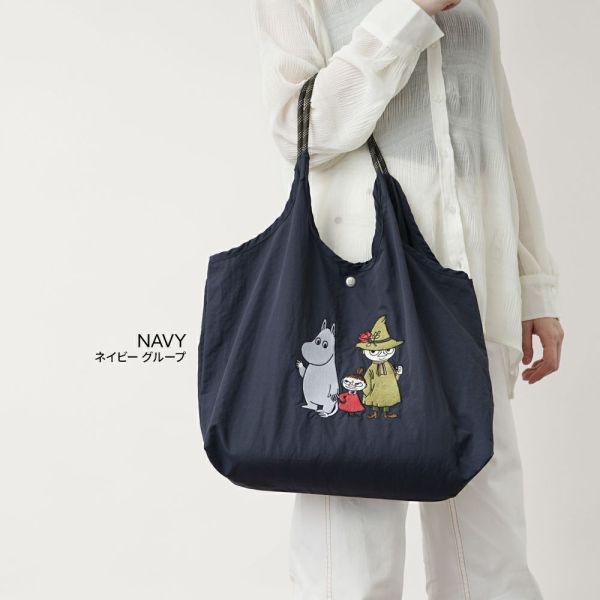 Moomin 刺繡輕量托特包 