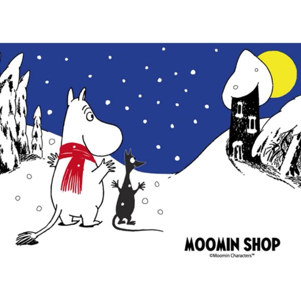moomin shop限定 嚕嚕米紅圍巾吊飾 