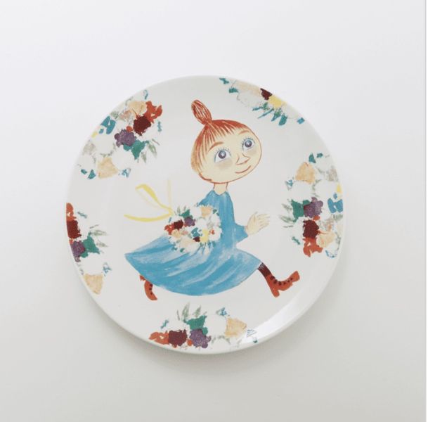 朵貝與姆明展 繪畫風美寶/阿金陶瓷圓盤 