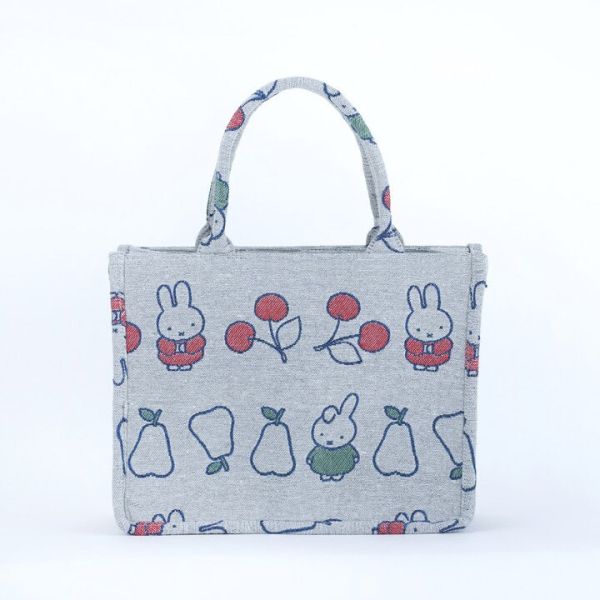 Heming's 米菲櫻桃滿版編織手提包 