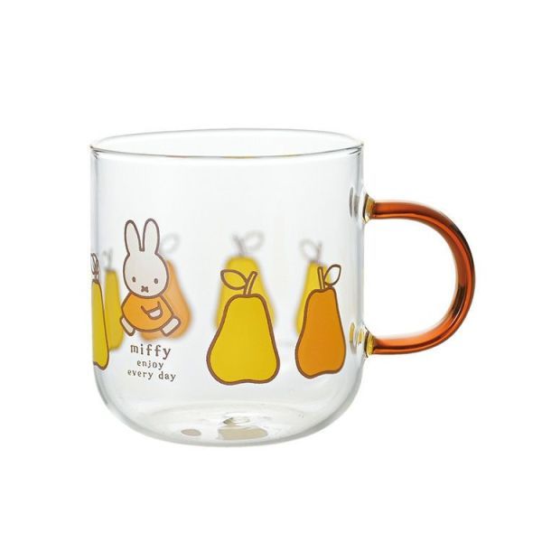 MIFFY 米菲復古耐熱玻璃馬克杯 