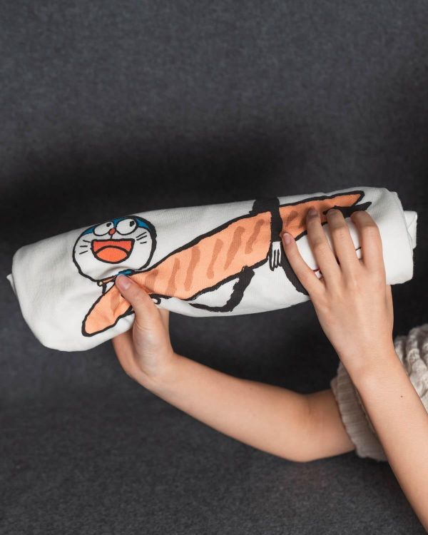 Jean Jullien x 哆啦a夢插畫圓領短T 