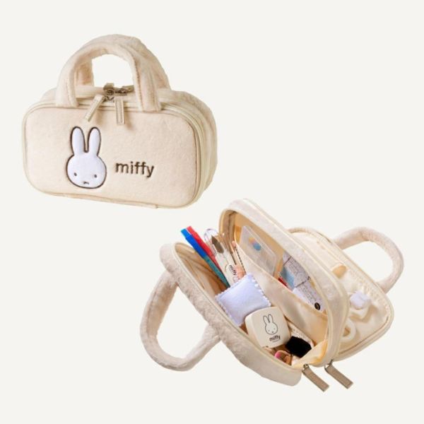 Misasa 米菲縫紉工具毛絨手提袋組 