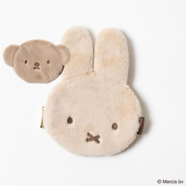 MIFFY & BORIS 軟萌毛絨造型小收納包 