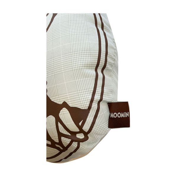 小不點花朵格紋橢圓抱枕 