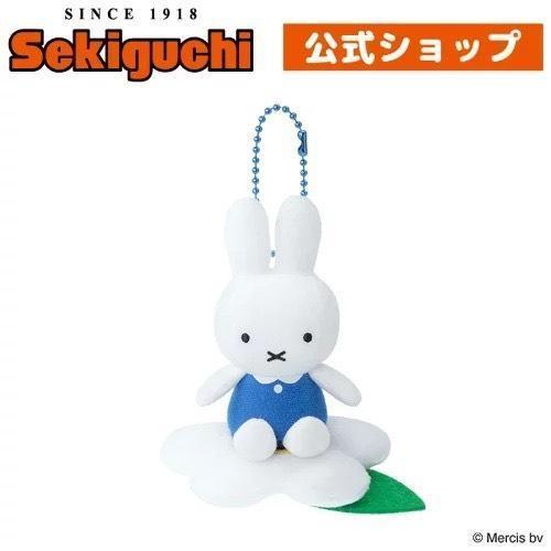 Miffy 小花坐姿花朵絨毛吊飾 