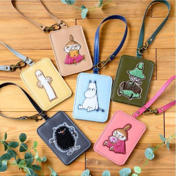 MOOMIN 毛絨刺繡票卡夾 