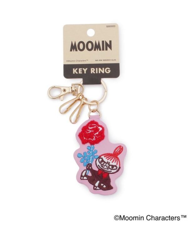 Moomin 刺繡鑰匙圈吊飾 