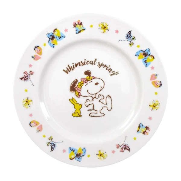Snoopy 春意盎然陶瓷圓盤 