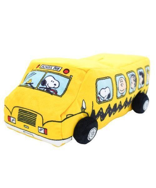 PEANUTS 校車面紙套 