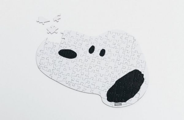 Museum 史努比milkface大臉牛奶盒拼圖 