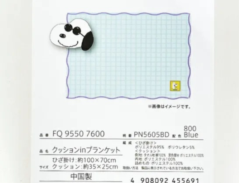 西川 Joe cool毛巾布抱枕附毛毯 