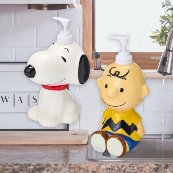 史努比 查理布朗 皂液分裝瓶 