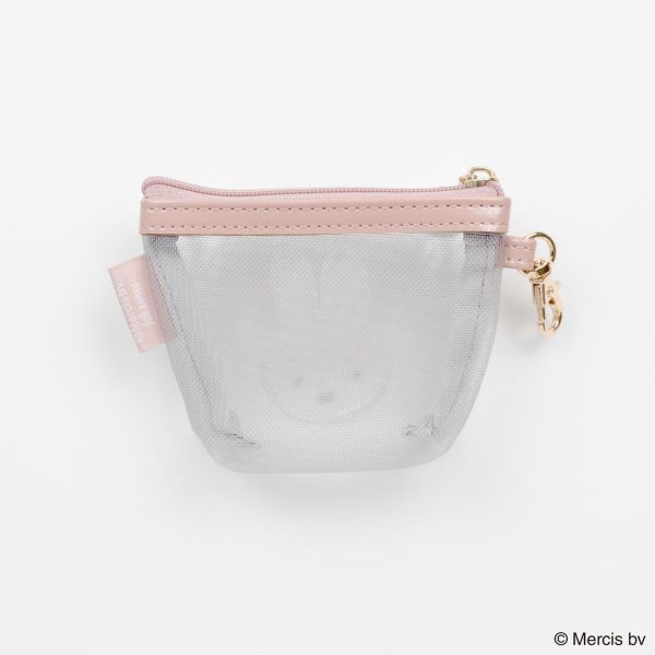 fab. 米菲/boris漆皮網狀可掛式零錢包 