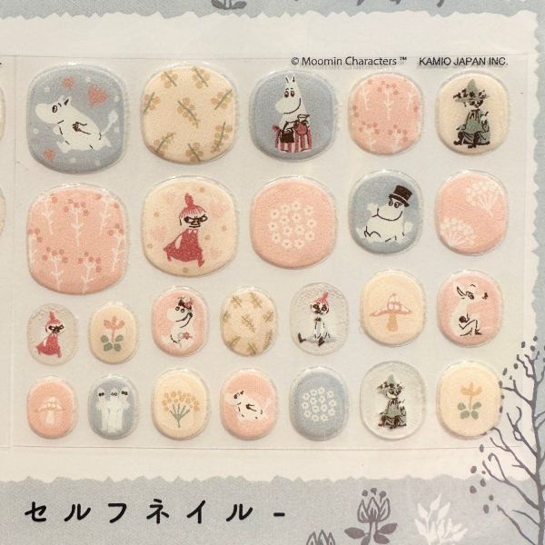 Moomin 造型指甲貼 (三款) 