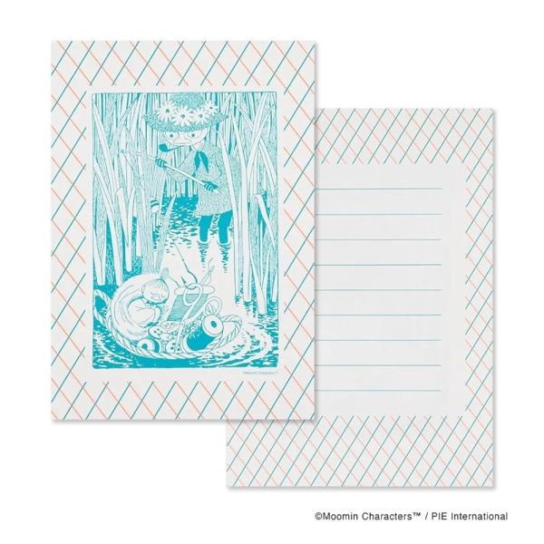 MOOMIN《ムーミンの物語》小說中的幻想插畫信紙集 