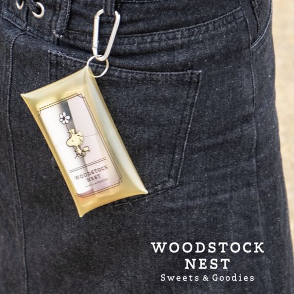 WOODSTOCK NEST限定 登山扣透明感小物收納包 