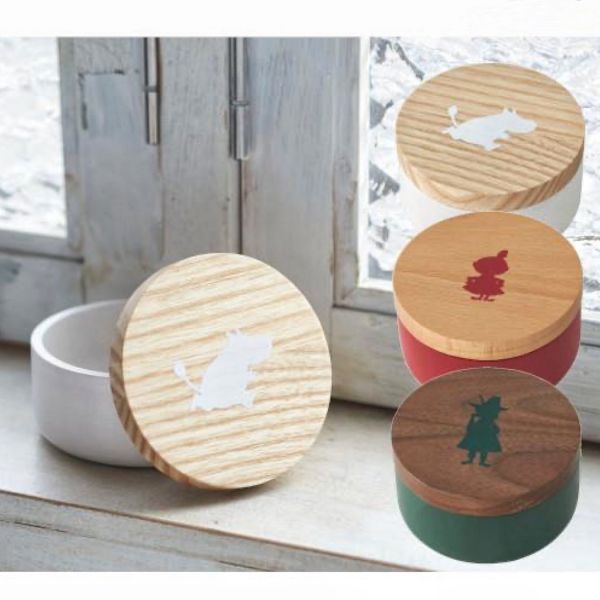 moomin 天然木製首飾圓盒 (三款) 