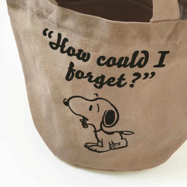 PEANUTS Cafe 史努比帆布托特包 