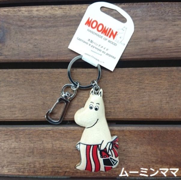 Moomin 瑞典手工木製鑰匙圈 