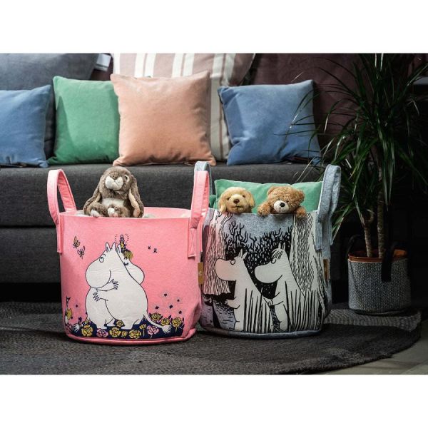 muurla X Moomin 環保再生毛氈圓桶收納籃 