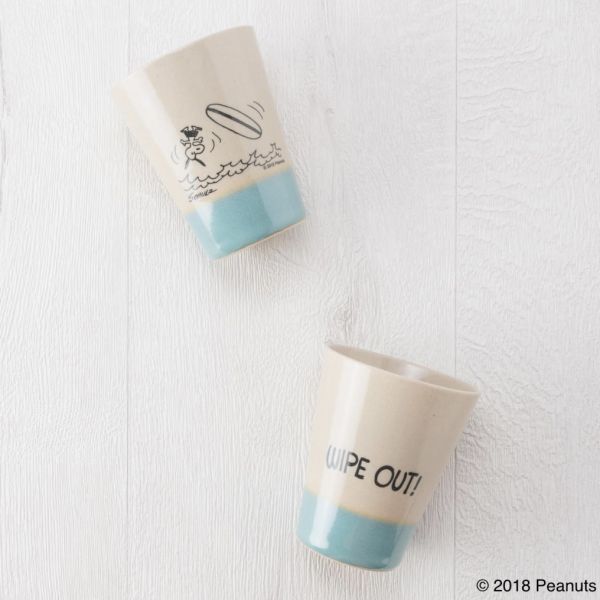 Mashico x Peanuts 史努比70年代益子燒茶杯(三款) 