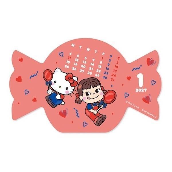 PEKO × Hello Kitty × 古川紙工｜2027 糖果造型桌曆 
