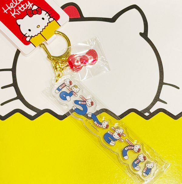 Hello Kitty X 東京國立博物館 特展壓克力字母吊飾 