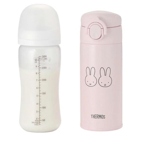 THERMOS × miffy 調乳用不鏽鋼保溫瓶 350ml 