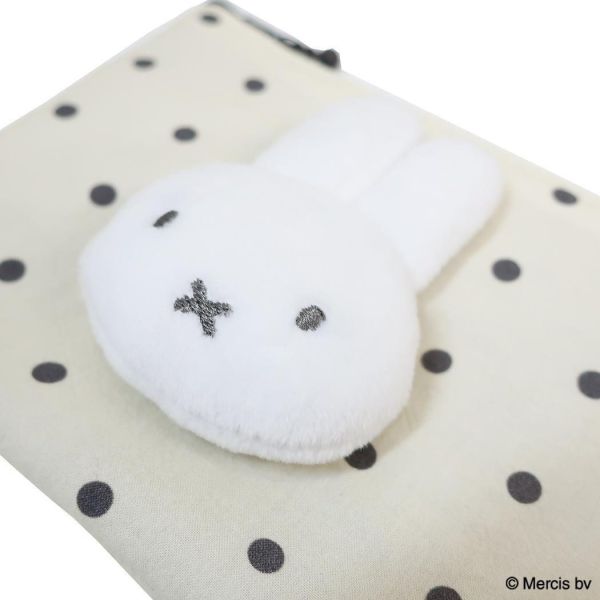 Fab 米菲大頭玩偶點點扁平收納包 