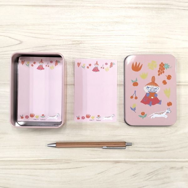 Moomin 便條紙造型鐵盒 
