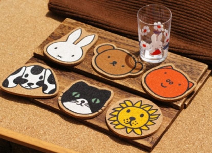 Dick Bruna米菲好朋友系列 軟木杯墊 