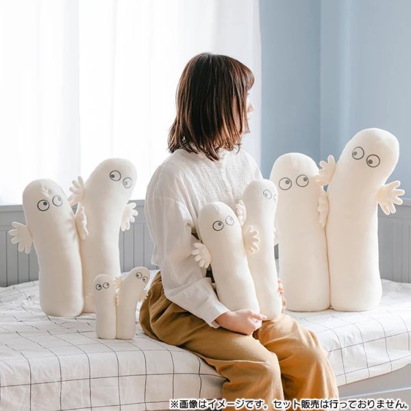 Moomin 溜溜毛絨麻糬抱枕(S號) 