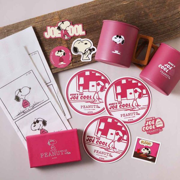 PEANUTS Cafe Joe Cool 不鏽鋼木柄馬克杯 