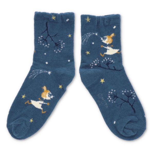 小不點星空冬季棉襪 