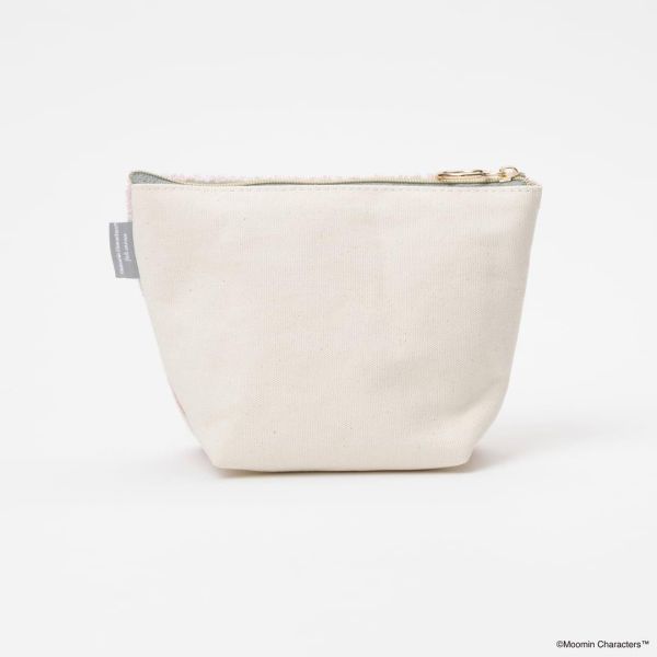 fab 嚕嚕米/溜溜單面刺繡毛絨舟型收納包 