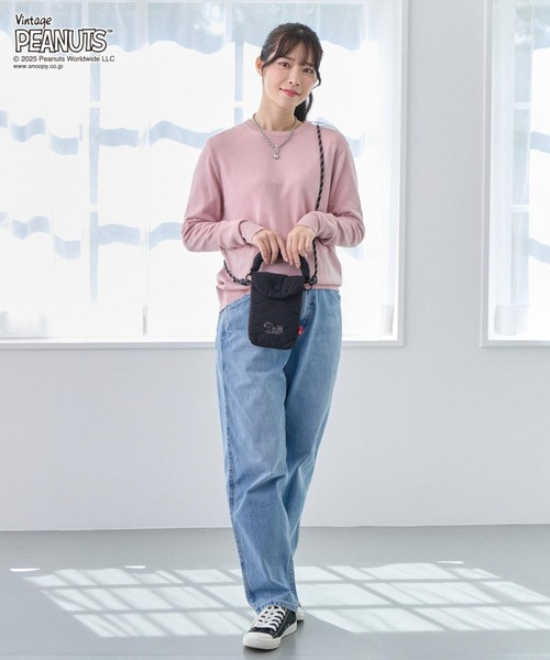 Rootote JoeCool/史努比蹋客刺繡鋪棉手機斜背包 