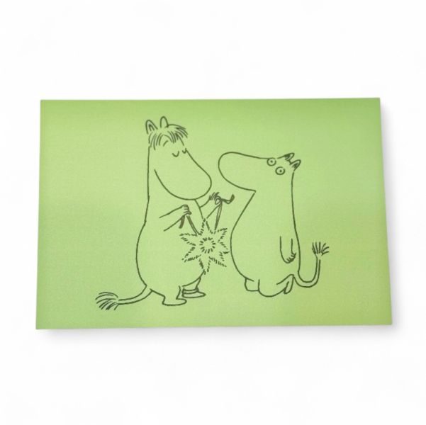 朵貝與姆明展 手繪色彩明信片 