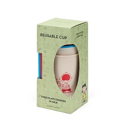 Garden 史努比吸管水杯2入組 