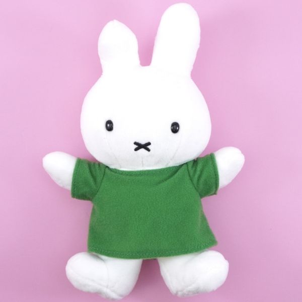 Sekiguchi Miffy Dan綠洋裝站立毛絨玩偶 