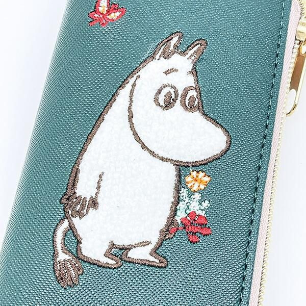 Moomin 智慧鑰匙刺繡收納包 