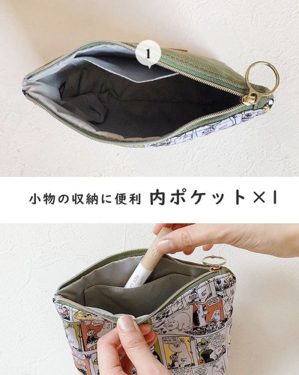 Moomin 漫畫織物收納包 