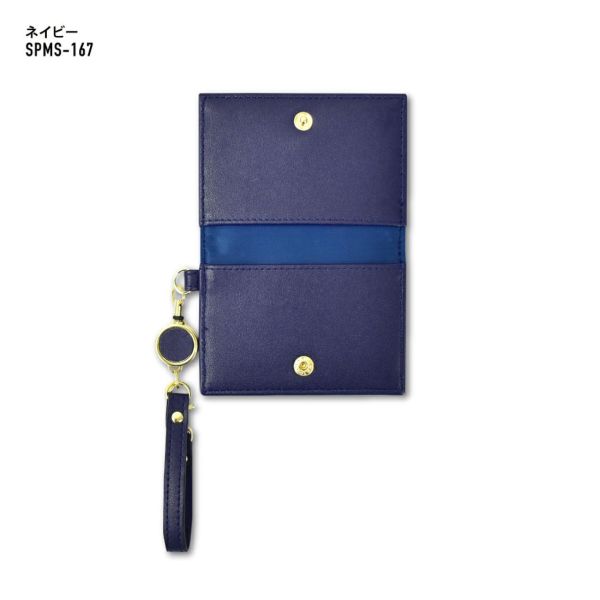 SNOOPY 歐拉夫格紋伸縮票卡夾 