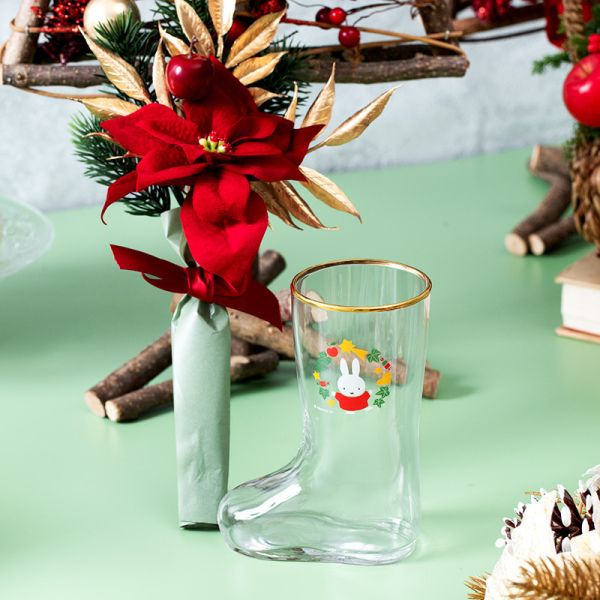 Flower Miffy限定 聖誕玻璃擺飾系列 