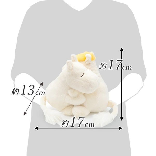 Moomin 80週年紀念 擁抱絨毛玩偶 