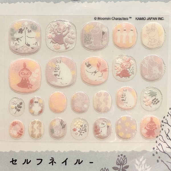 Moomin 造型指甲貼 (三款) 