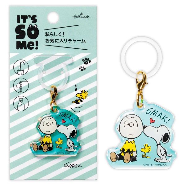 SNOOPY × WOODSTOCK 造型萬用吊飾 