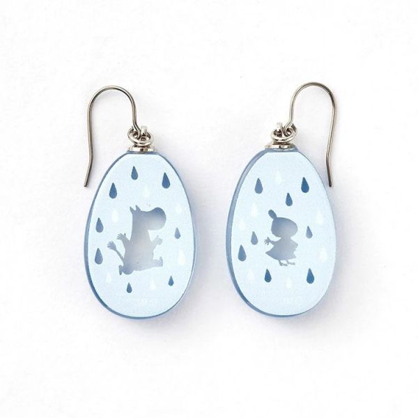 Moomin 剪影設計精緻壓克力耳環 