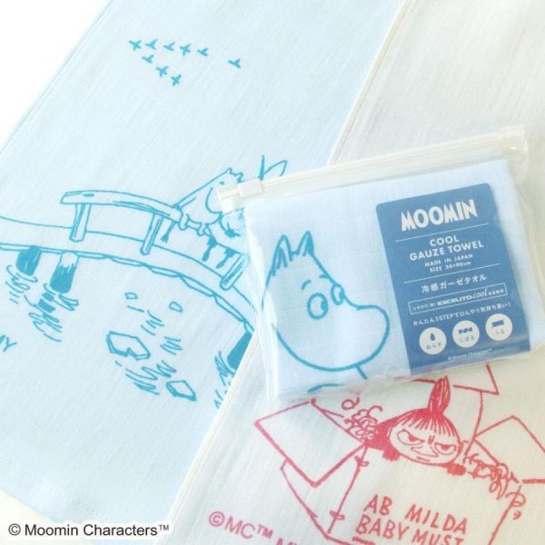 Moomin 冷感紗布毛巾(三款) 